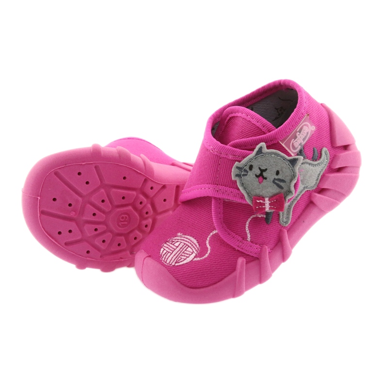 Scarpe per bambini Befado 523P013 rosa grigio 5