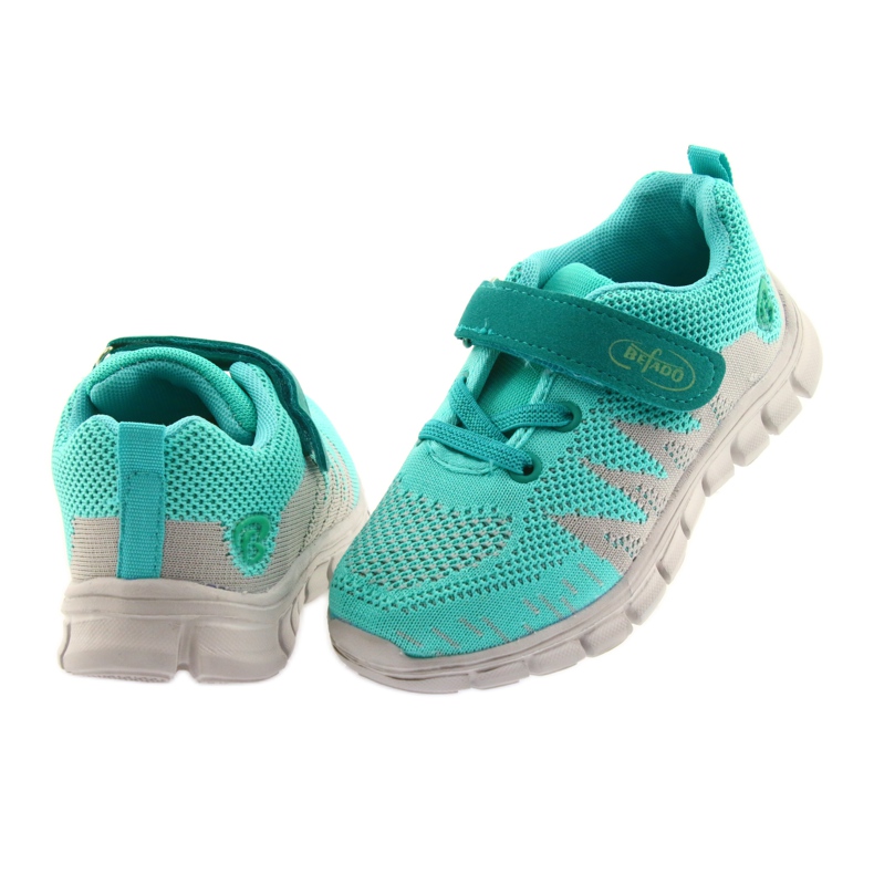 Scarpe per bambini Befado fino a 23 cm 516X027 grigio verde 4