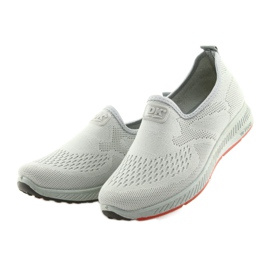 Scarpe Sportive Grigie Slip Grigie DK SA089 grigio rosso 3