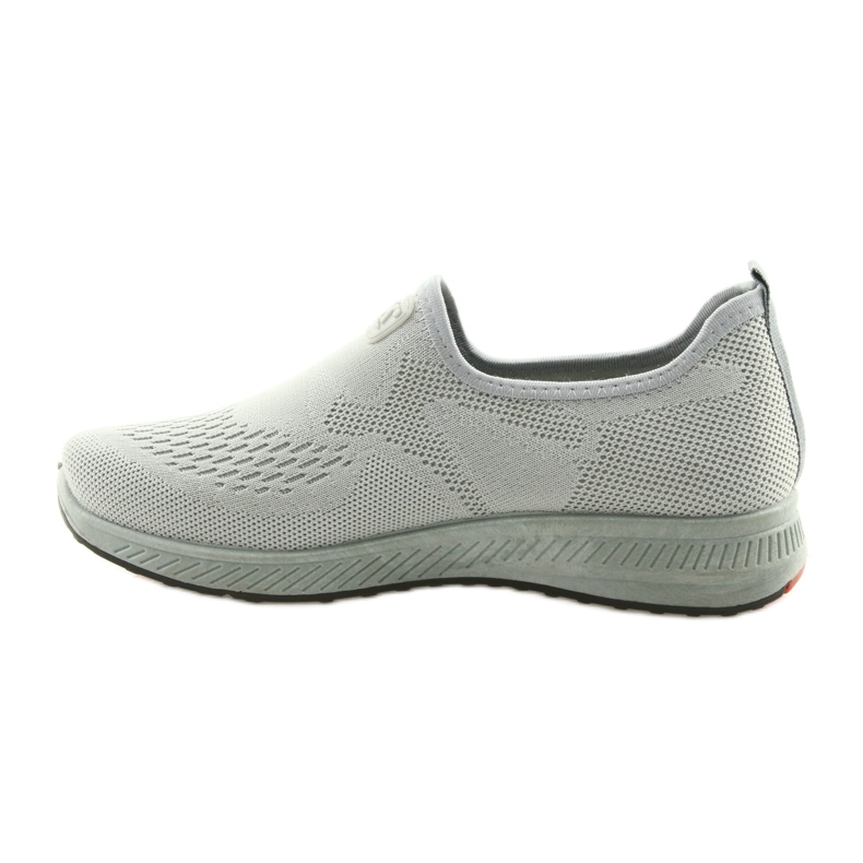 Scarpe Sportive Grigie Slip Grigie DK SA089 grigio rosso 2