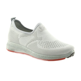 Scarpe Sportive Grigie Slip Grigie DK SA089 grigio rosso 1