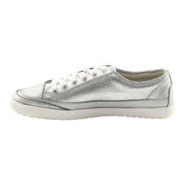 Scarpe sportive da donna allacciate Filippo 703 argento grigio 2