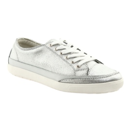 Scarpe sportive da donna allacciate Filippo 703 argento grigio 1