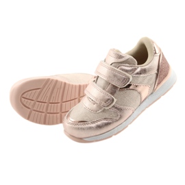 Różowe Sneakers American Club ES25 oro rosa giallo 5