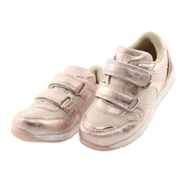 Różowe Sneakers American Club ES25 oro rosa giallo 3
