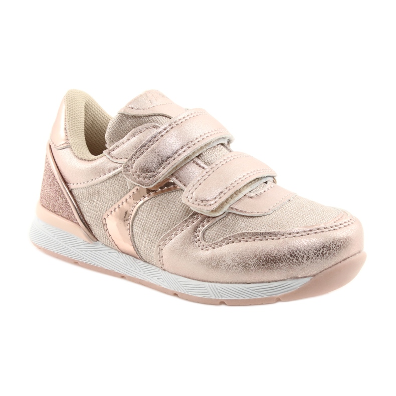 Różowe Sneakers American Club ES25 oro rosa giallo 1