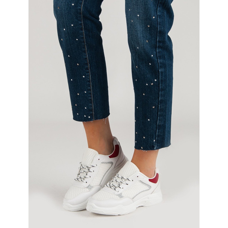 Scarpe sportive comode bianco 1