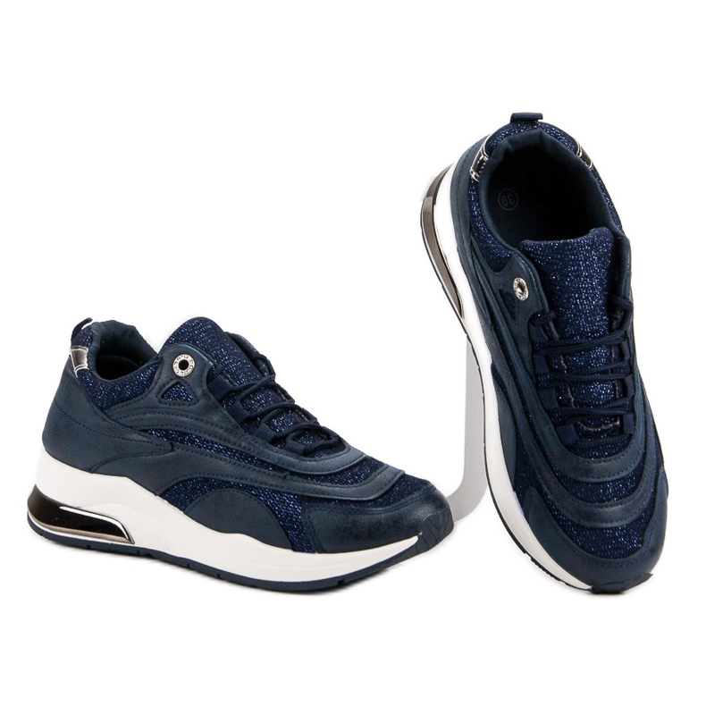 Sneakers blu navy alla moda 2