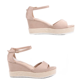 Seastar Sandali con zeppa beige 1