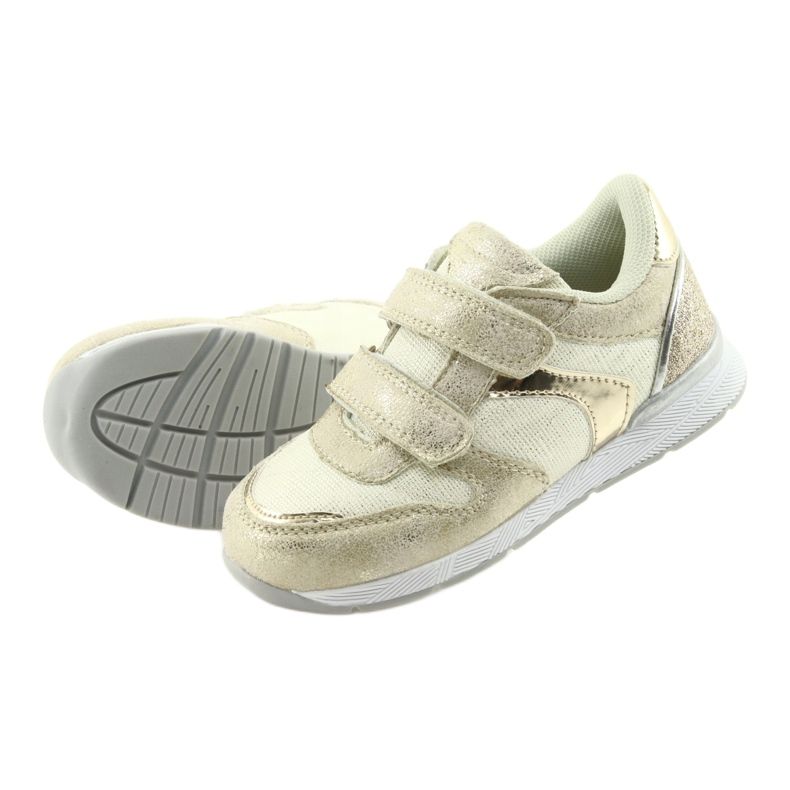 American Club American Sports Children's Shoes ES25 Zloty/Beige d'oro 5