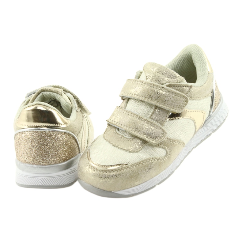 American Club American Sports Children's Shoes ES25 Zloty/Beige d'oro 4