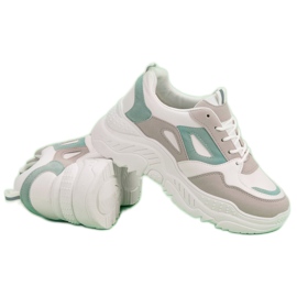 Scarpe Da Ginnastica Sulla Piattaforma bianco 1