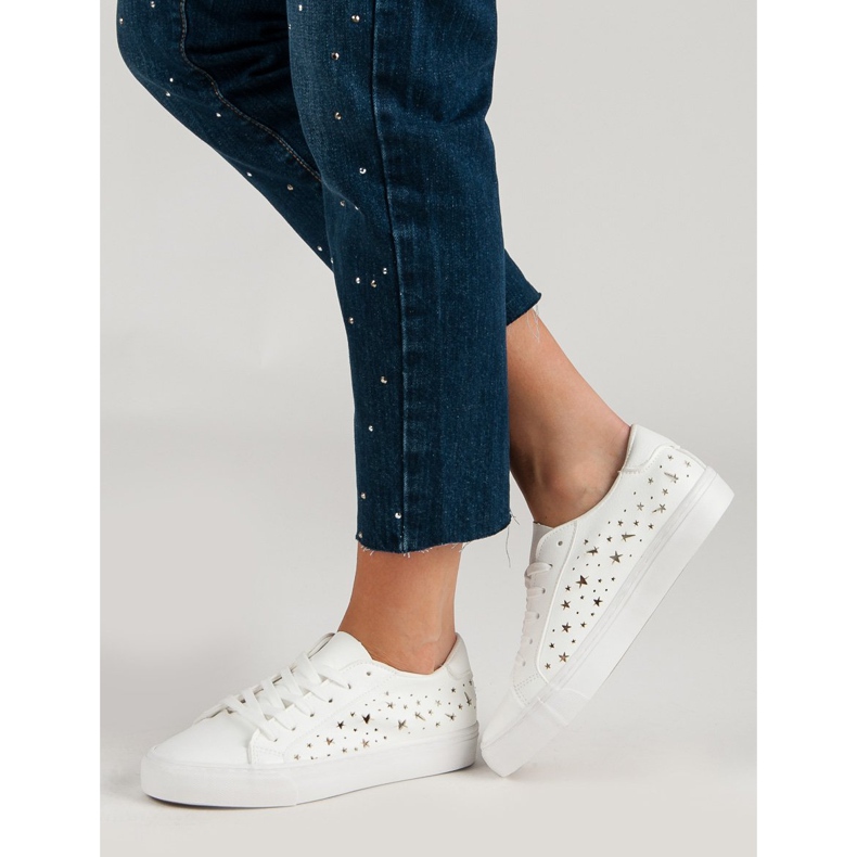 J. Star Sneakers Basse Con Stelle bianco 1
