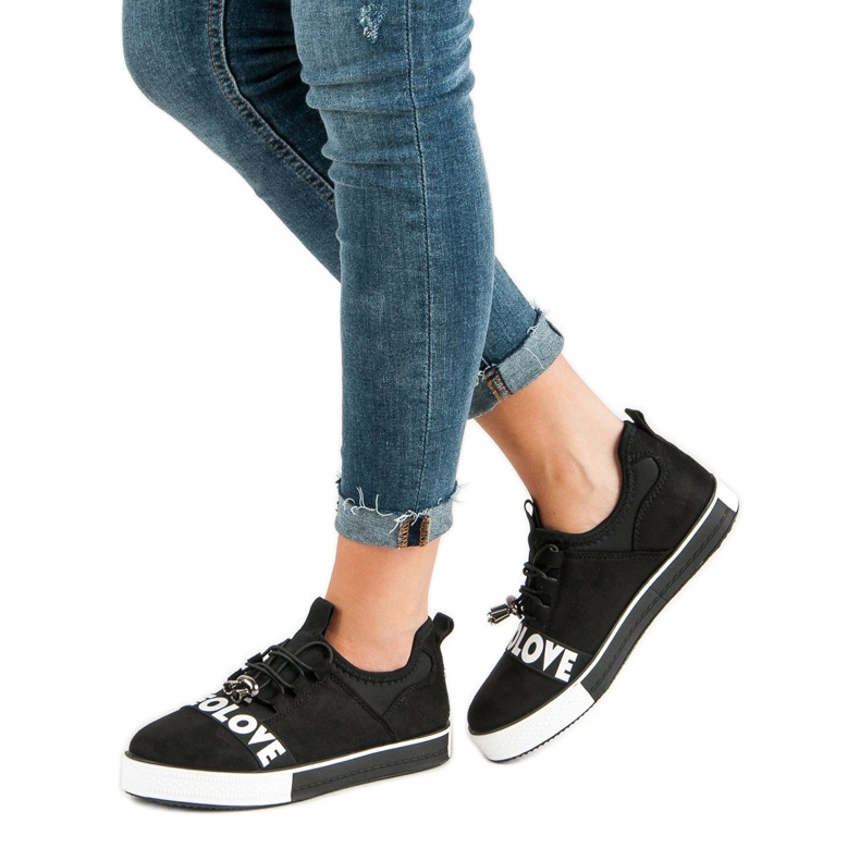 Bestelle Love Slip-On Scarpe Sportive nero 2