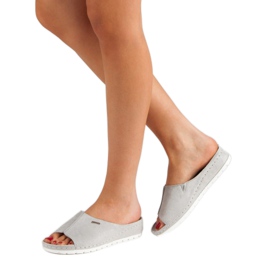 Comode ciabatte VINCEZA grigio 2