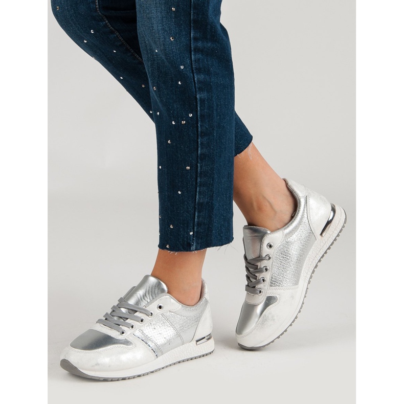 Jumex Scarpe sportive argento grigio 2