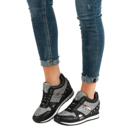 Cm Paris Sneakers Nere Con Strass nero 1