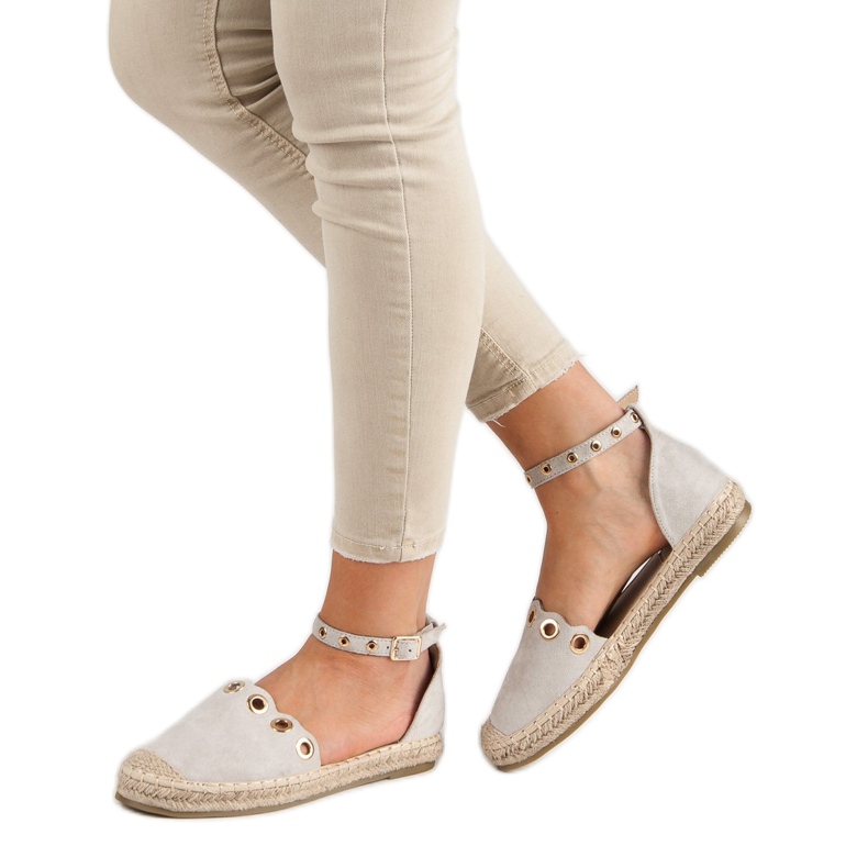 Forever Folie Espadrillas grigie grigio 2