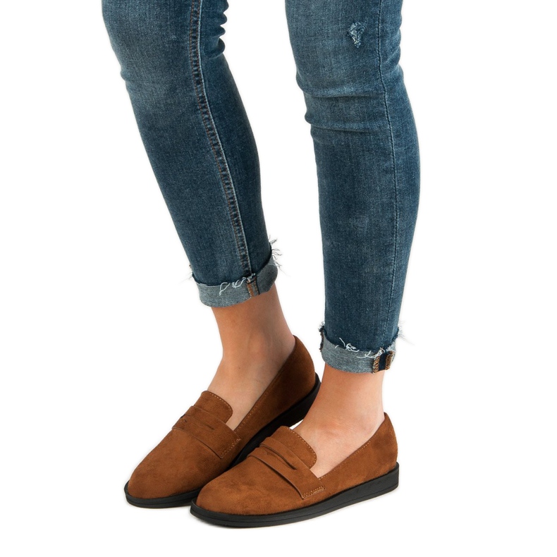 Best Shoes Mocassini casual cammello marrone 1