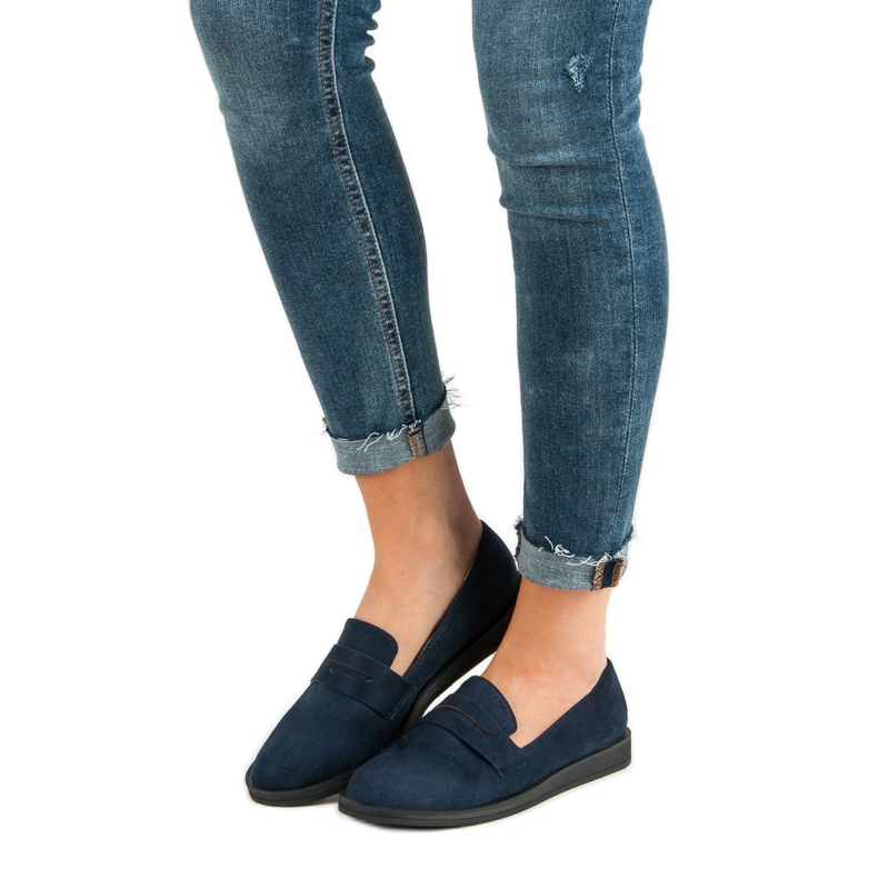 Best Shoes Mocassini casual blu navy 1