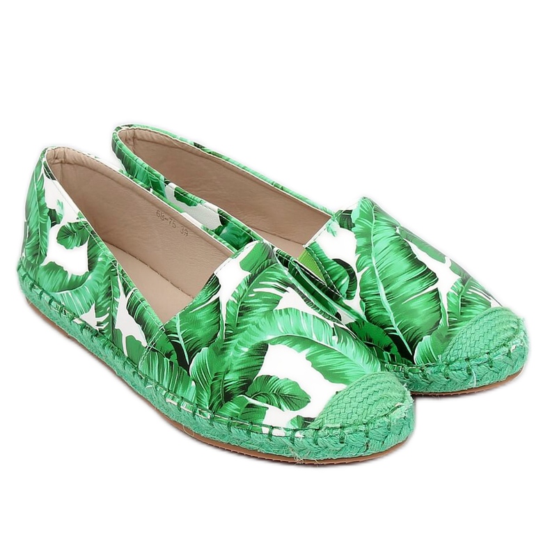 Espadrillas da donna verdi 68-75 Green verde 2