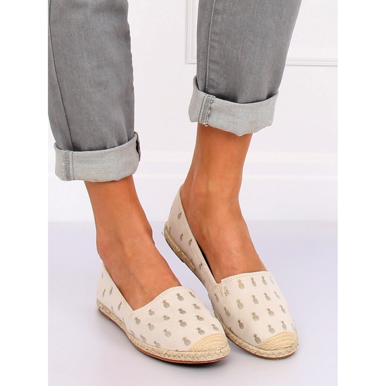 Espadrillas con ananas beige 68-82 Beige 2