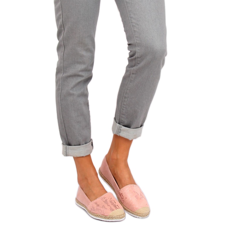 Espadrillas rosa serpente 68-64 Pink 2