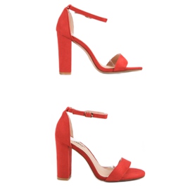 Seastar Sandali sexy su un bar rosso 2