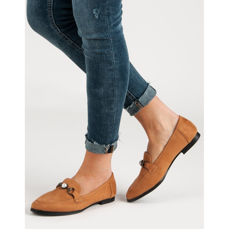 Mocassini cammello marrone 2