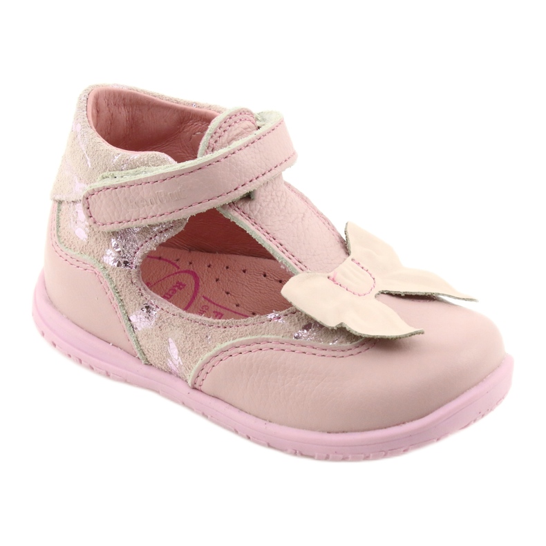 Ballerine per bambine con fiocco Ren But 1466 rosa 1