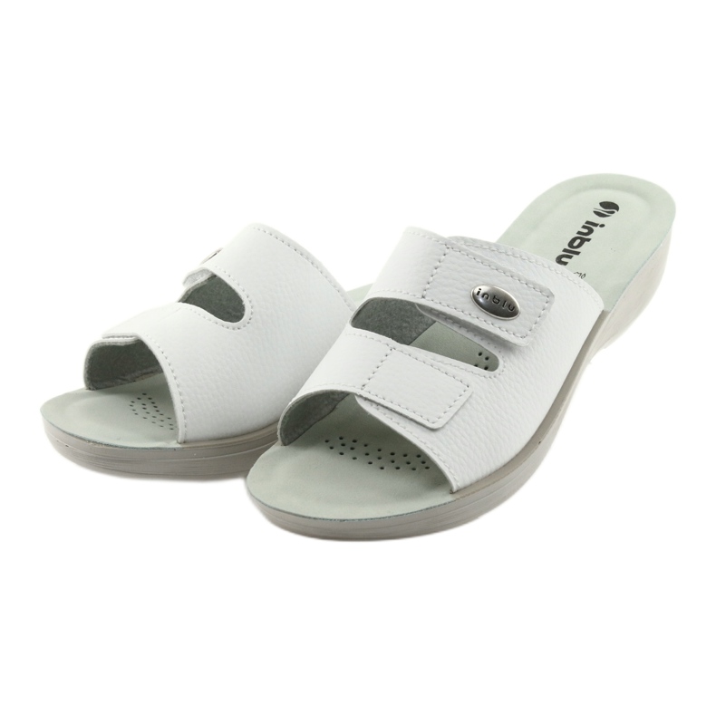 Zeppa velcro Inblu PL028 bianco 3
