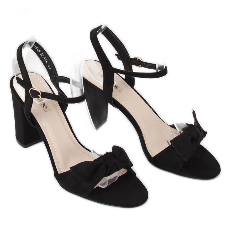Sandali neri sul palo GH1508 Black nero 1