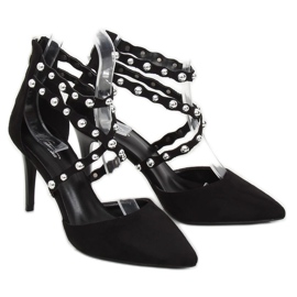 Black B-50 Borchie nere con borchie nero 1