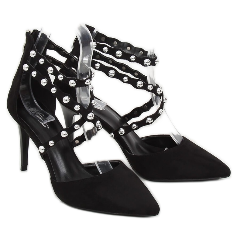 Black B-50 Borchie nere con borchie nero 1