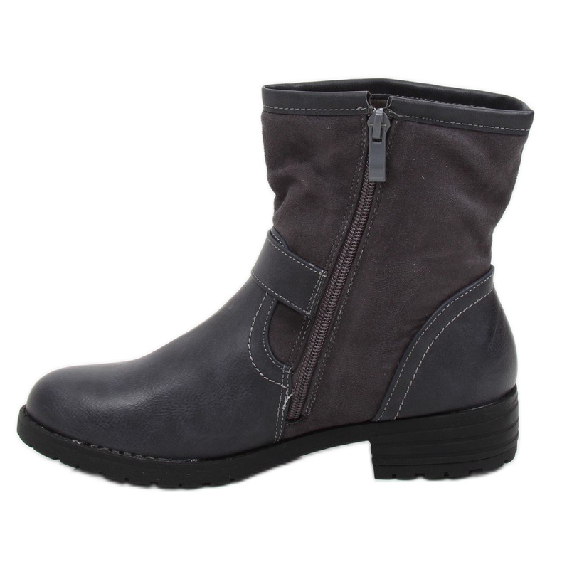 Grigio Stivali grigi da donna 88858 Grigio 1