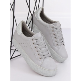 Grigio Sneakers da donna grigie R249 2
