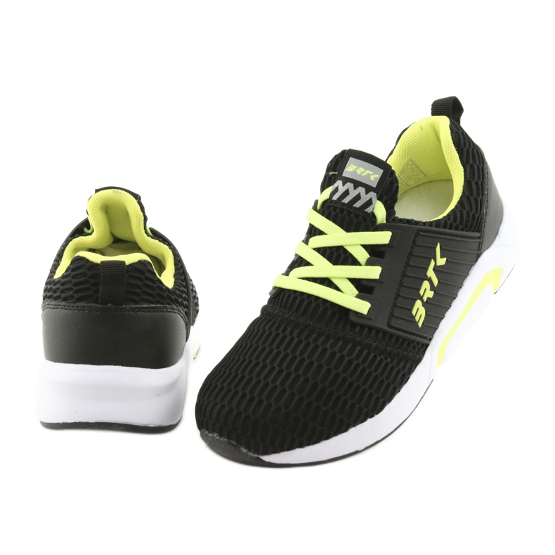 Bartek 55110 Scarpe sportive slip-on nere nero giallo 4