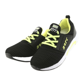 Bartek 55110 Scarpe sportive slip-on nere nero giallo 3