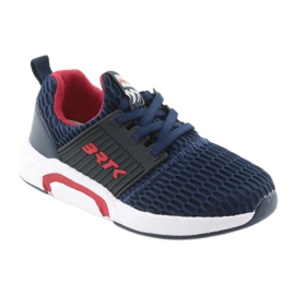 Bartek 55110 Slip-on blu navy scarpe sportive rosso 1