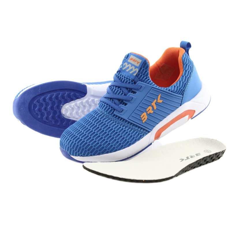 Bartek 55110 Scarpe sportive blu slip-on arancia 5