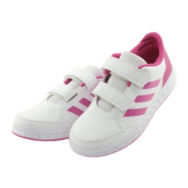 Adidas AltaSport CF K Jr D96828 scarpe bianco rosa 3