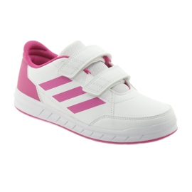 Adidas AltaSport CF K Jr D96828 scarpe bianco rosa 1