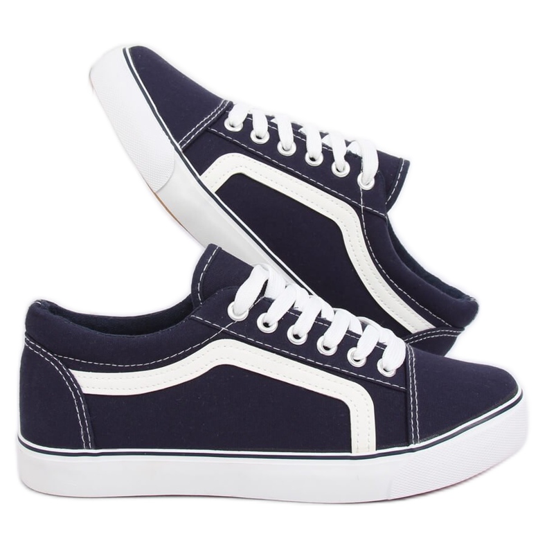 Sneakers da donna blu navy BL117P Navy 1