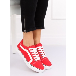 Sneakers rosse da donna BL117P Red rosso 1