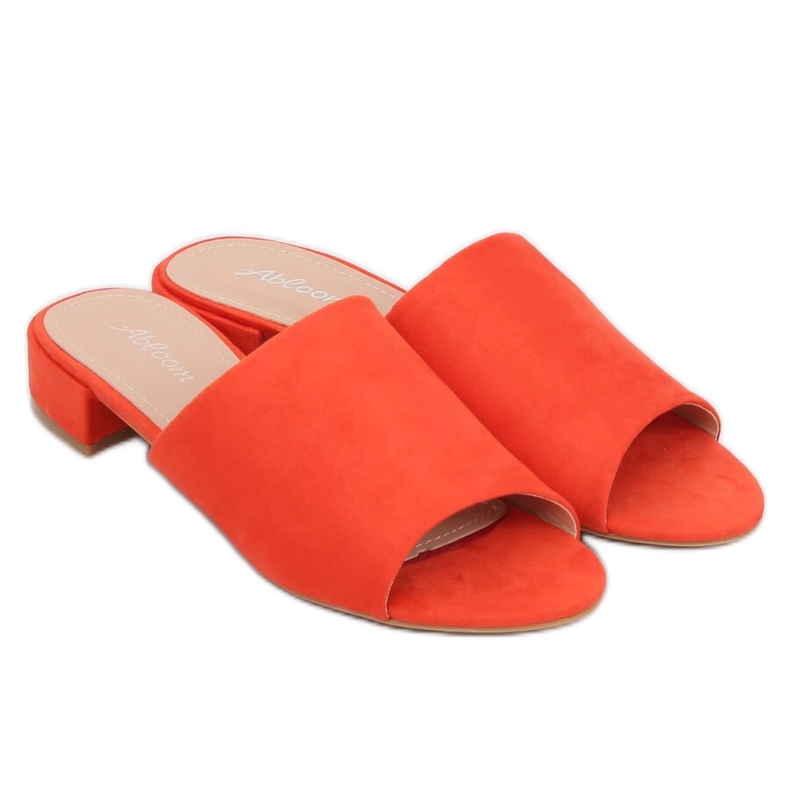 Pantofole arancioni da donna arancioni arancia 2