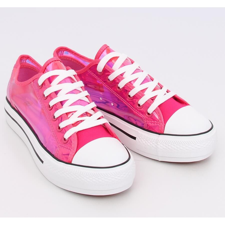 Sneakers rosa XL19P Peachred benzina 1
