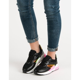 Scarpe sportive casual nero multicolore 2