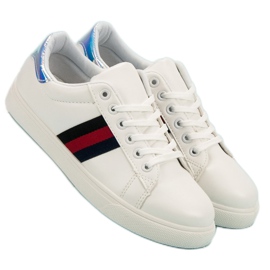 Scarpe sportive casual bianca 2