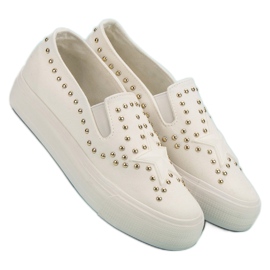 J. Star Sneakers Slip On Con Una Stella bianca 2