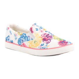 Yes Mile Scivoloso tra i fiori bianca multicolore 1